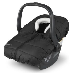 UPPAbaby Black Infant Car Seat Cover Mesa Footmuff Cozyganoosh